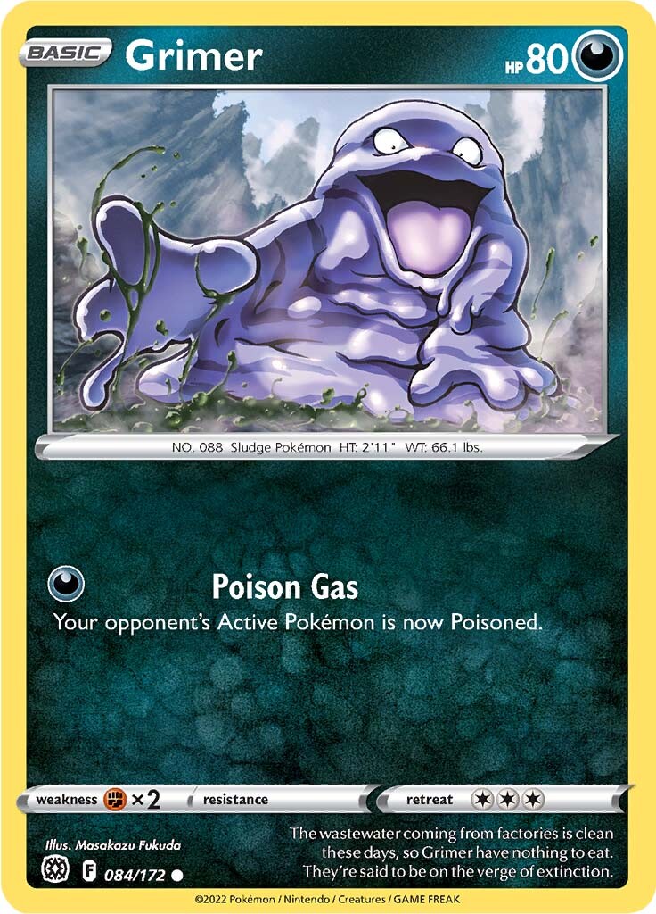 Grimer (084/172) [Sword & Shield: Brilliant Stars] | Good Games North