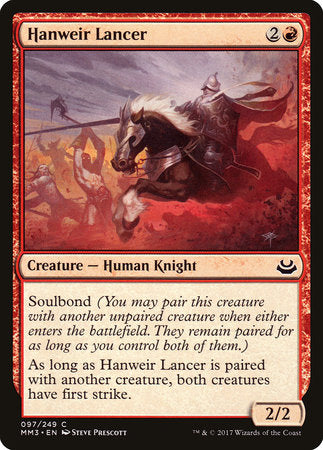Hanweir Lancer [Modern Masters 2017] | Good Games North