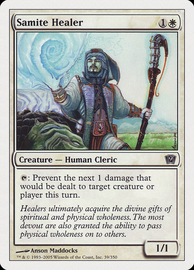 Samite Healer [Ninth Edition] | Good Games North