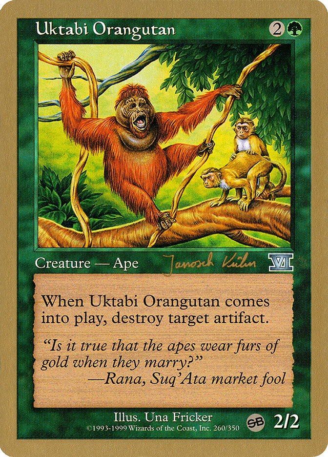 Uktabi Orangutan (Janosch Kuhn) (SB) [World Championship Decks 2000] | Good Games North