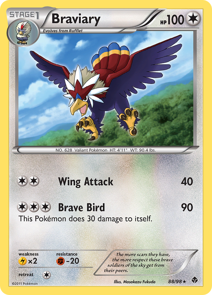 Braviary (88/98) [Black & White: Emerging Powers] | Good Games North