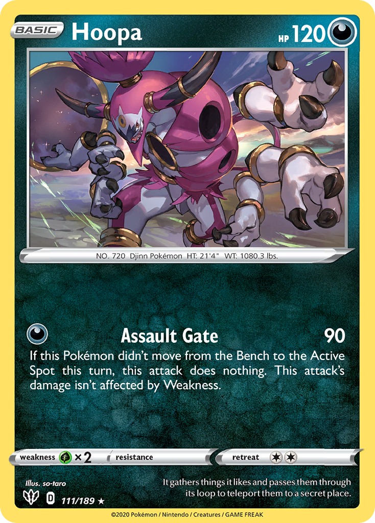 Hoopa (111/189) [Sword & Shield: Darkness Ablaze] | Good Games North