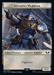 Astartes Warrior (001) // Cherubael Double-sided Token [Universes Beyond: Warhammer 40,000 Tokens] | Good Games North