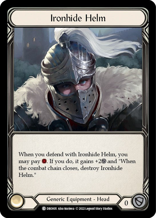 Ironhide Helm [DRO005] (Uprising Dromai Blitz Deck) | Good Games North