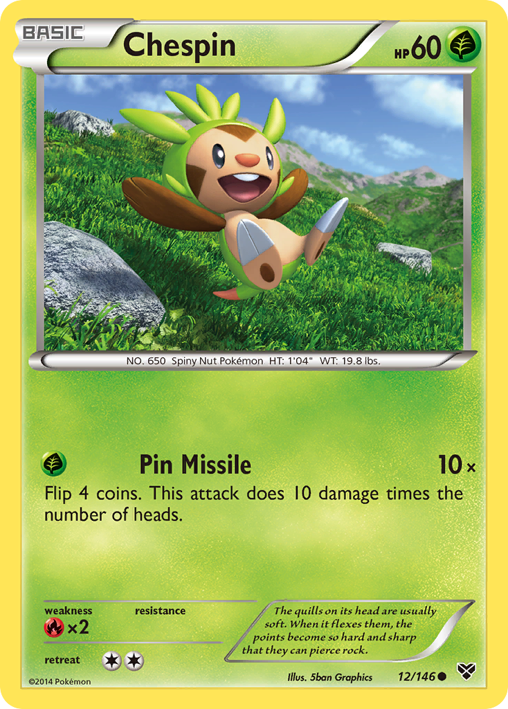 Chespin (12/146) [XY: Base Set] | Good Games North