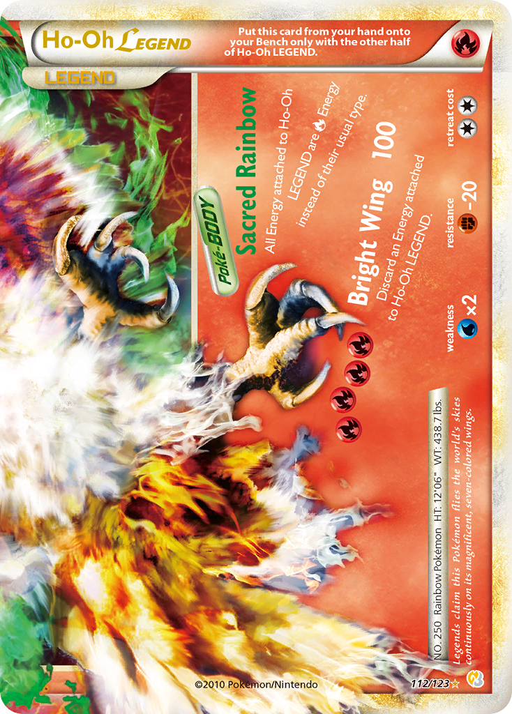 Ho-Oh LEGEND (112/123) [HeartGold & SoulSilver: Base Set] | Good Games North