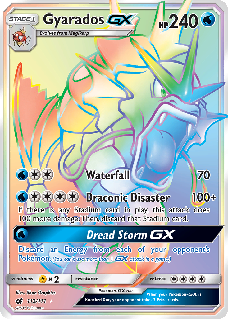 Gyarados GX (112/111) [Sun & Moon: Crimson Invasion] | Good Games North