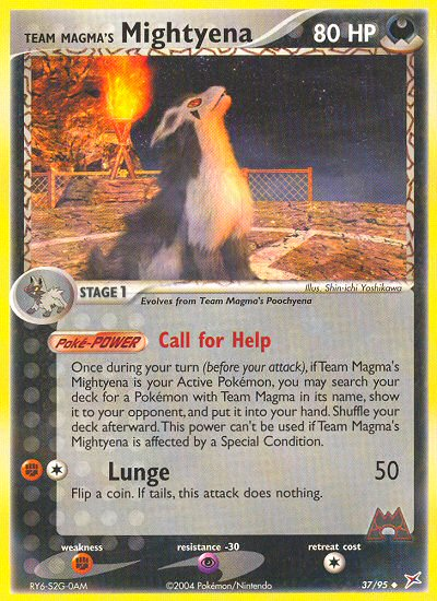 Team Magma's Mightyena (37/95) [EX: Team Magma vs Team Aqua] | Good Games North