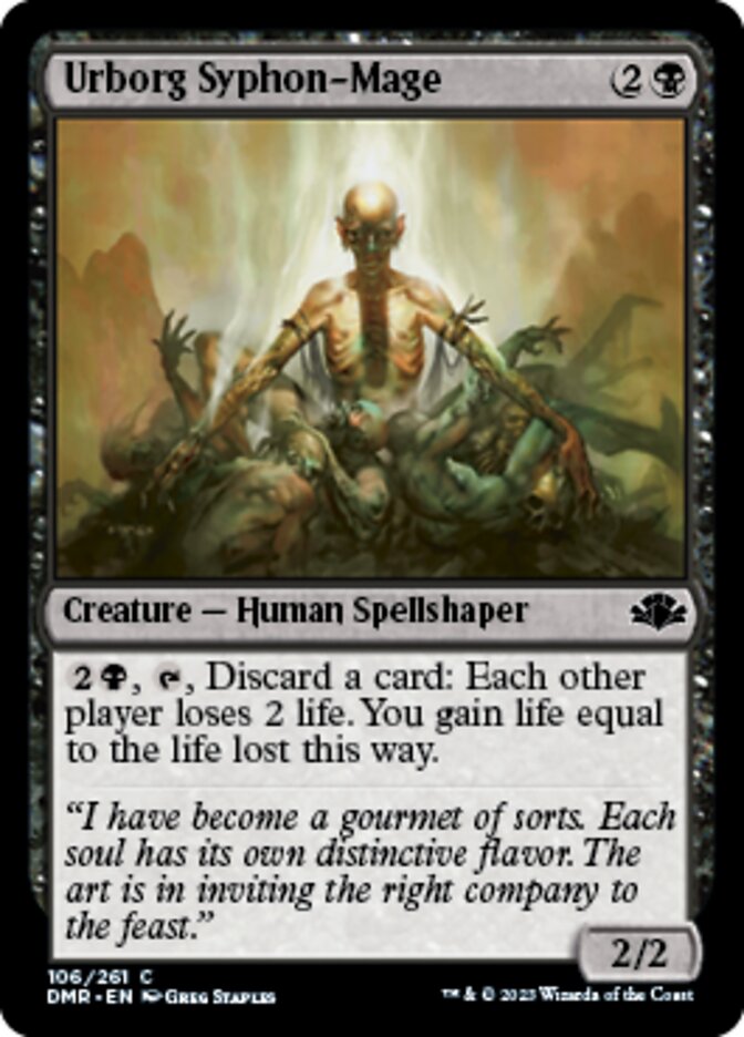 Urborg Syphon-Mage [Dominaria Remastered] | Good Games North