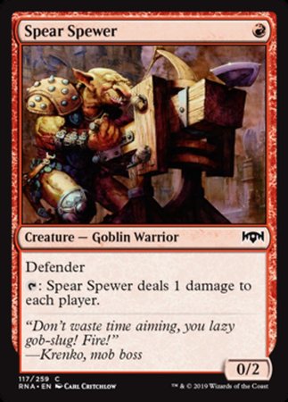 Spear Spewer [Ravnica Allegiance] | Good Games North