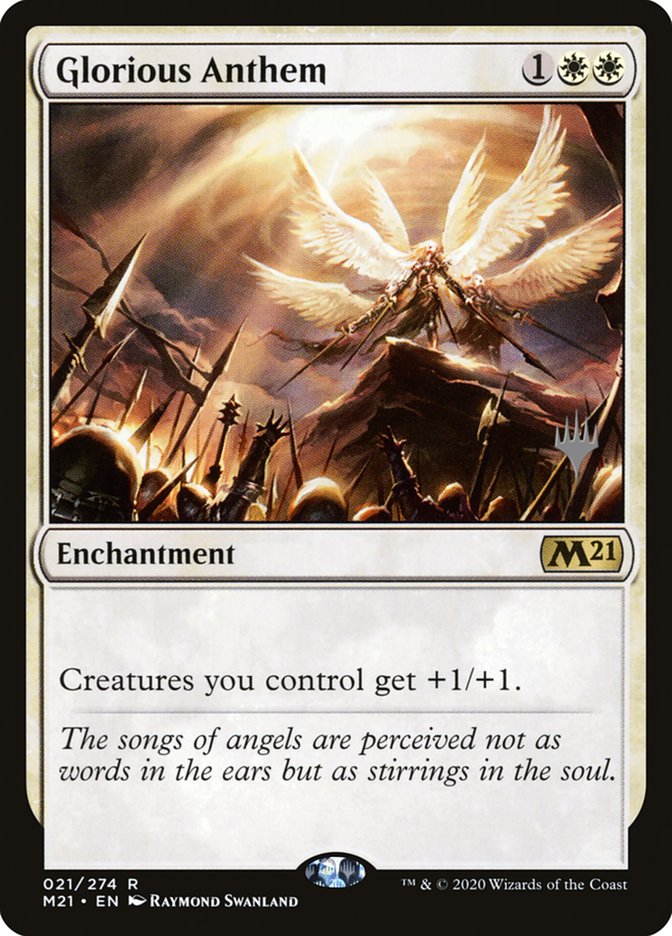 Glorious Anthem (Promo Pack) [Core Set 2021 Promos] | Good Games North