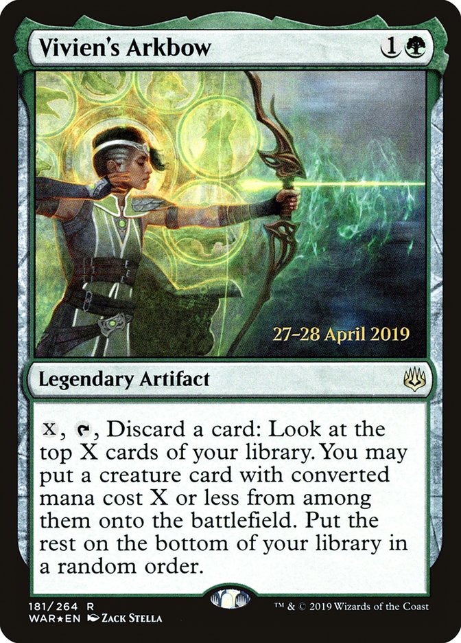 Vivien's Arkbow  [War of the Spark Prerelease Promos] | Good Games North