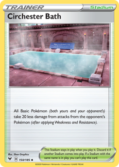 Circhester Bath (150/185) [Sword & Shield: Vivid Voltage] | Good Games North