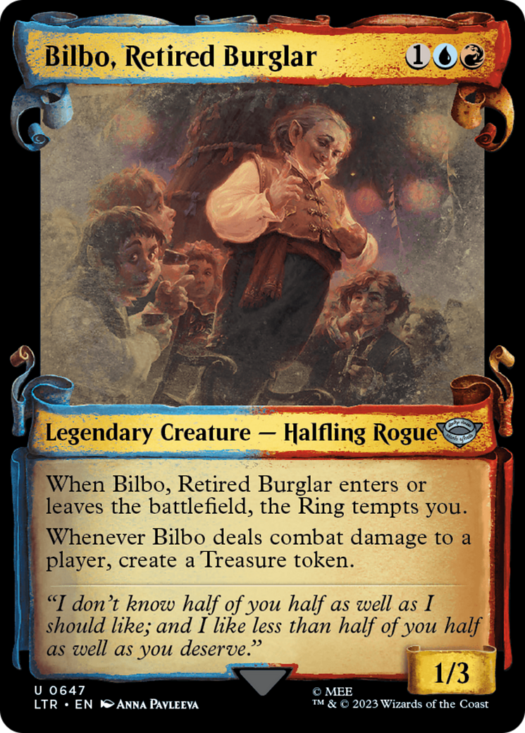 Bilbo, Retired Burglar [The Lord of the Rings: Tales of Middle-Earth Showcase Scrolls] | Good Games North
