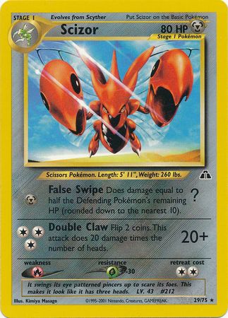 Scizor (29/75) [Neo Discovery Unlimited] | Good Games North