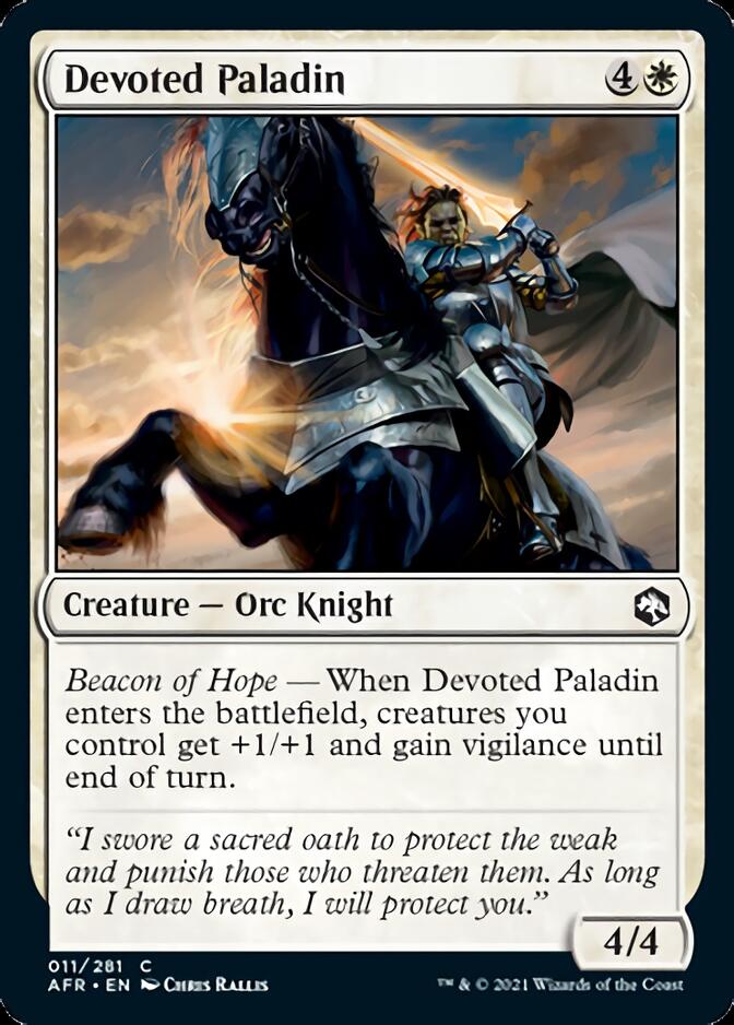 Devoted Paladin [Dungeons & Dragons: Adventures in the Forgotten Realms] | Good Games North