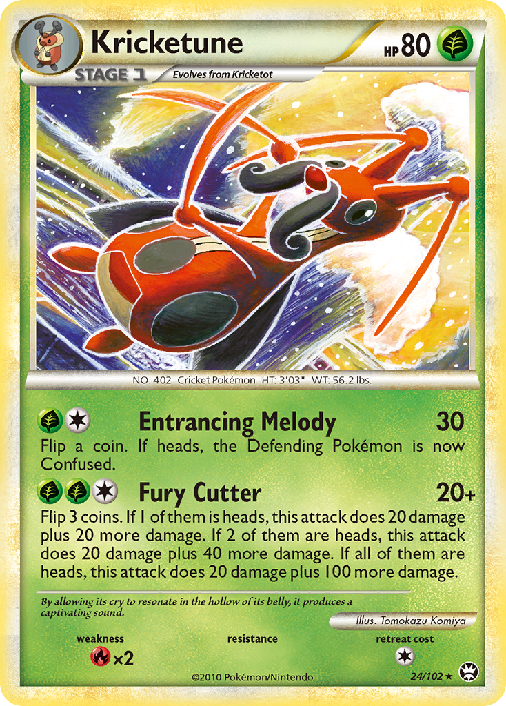 Kricketune (24/102) [HeartGold & SoulSilver: Triumphant] | Good Games North