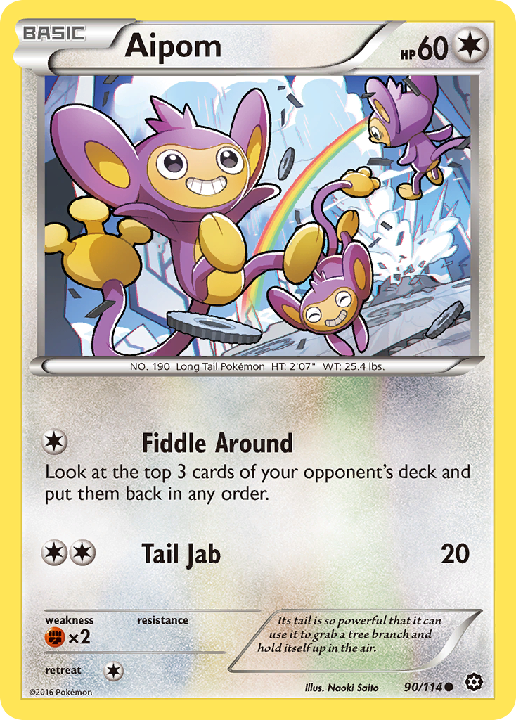 Aipom (90/114) [XY: Steam Siege] | Good Games North