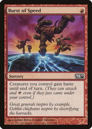 Burst of Speed [Magic 2010] | Good Games North