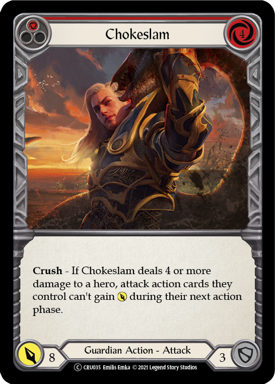 Chokeslam (Red) [U-CRU035] Unlimited Normal | Good Games North