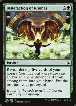 Benefaction of Rhonas [Amonkhet] | Good Games North