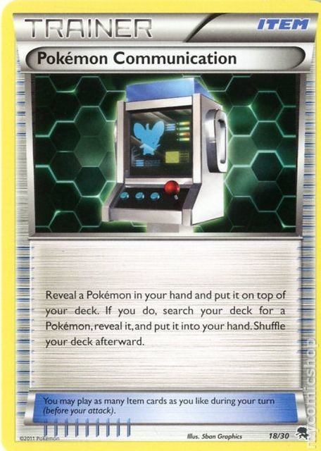 Pokemon Communication (18/30) [Black & White: Trainer Kit - Zoroark] | Good Games North