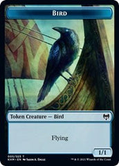 Bird (005) // Soldier Double-sided Token [Kaldheim Commander Tokens] | Good Games North