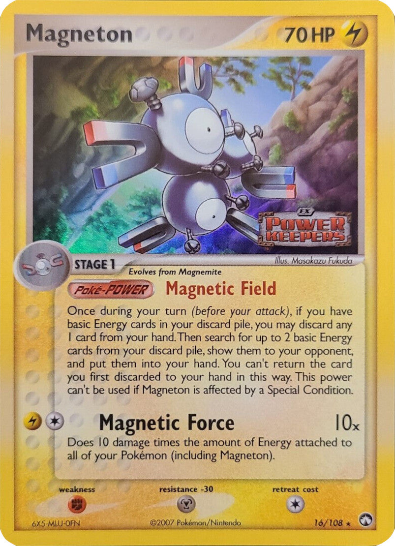 Magneton (16/108) (Stamped) [EX: Power Keepers] | Good Games North