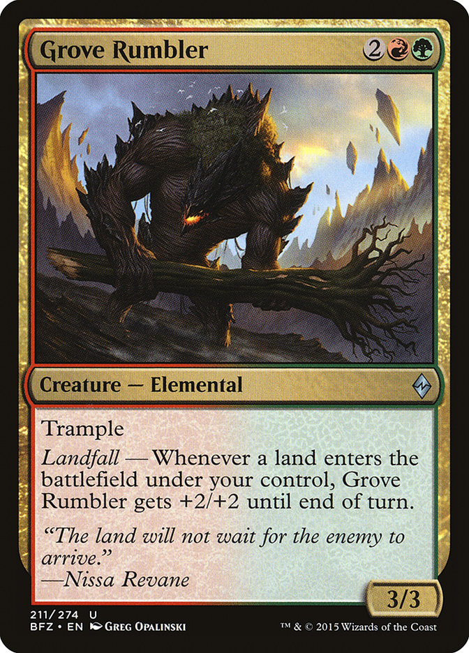Grove Rumbler [Battle for Zendikar] | Good Games North