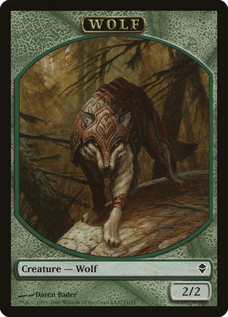 Wolf Token [Zendikar Tokens] | Good Games North