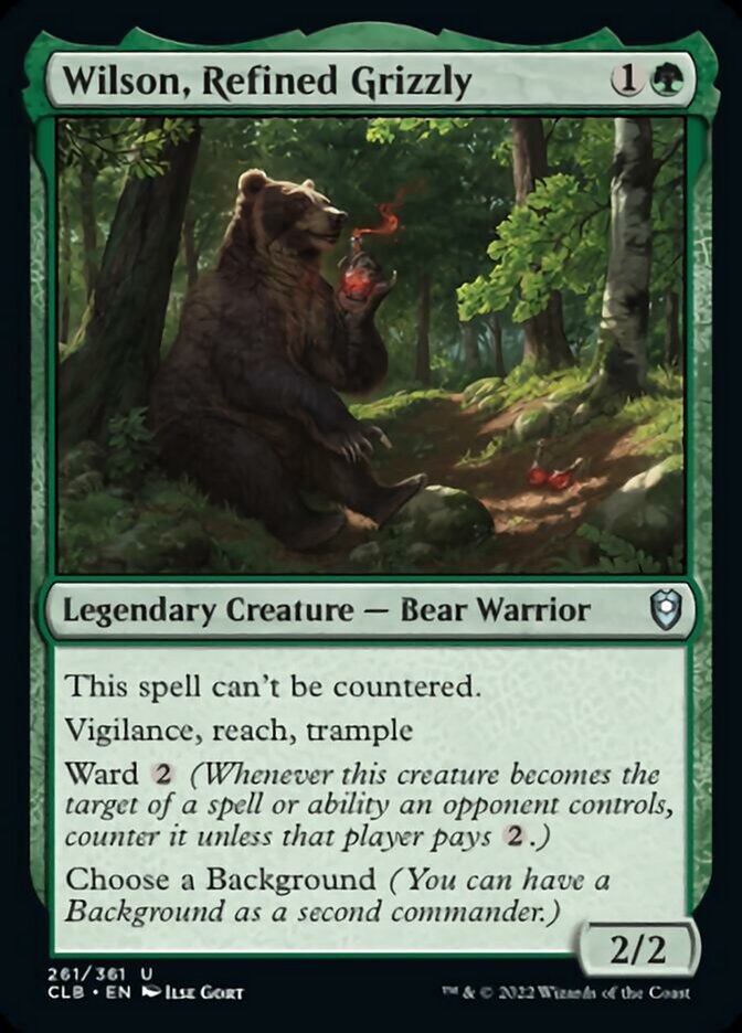 Wilson, Refined Grizzly [Commander Legends: Battle for Baldur's Gate] | Good Games North