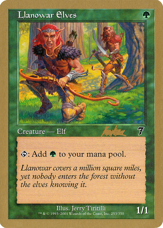 Llanowar Elves (Brian Kibler) [World Championship Decks 2002] | Good Games North