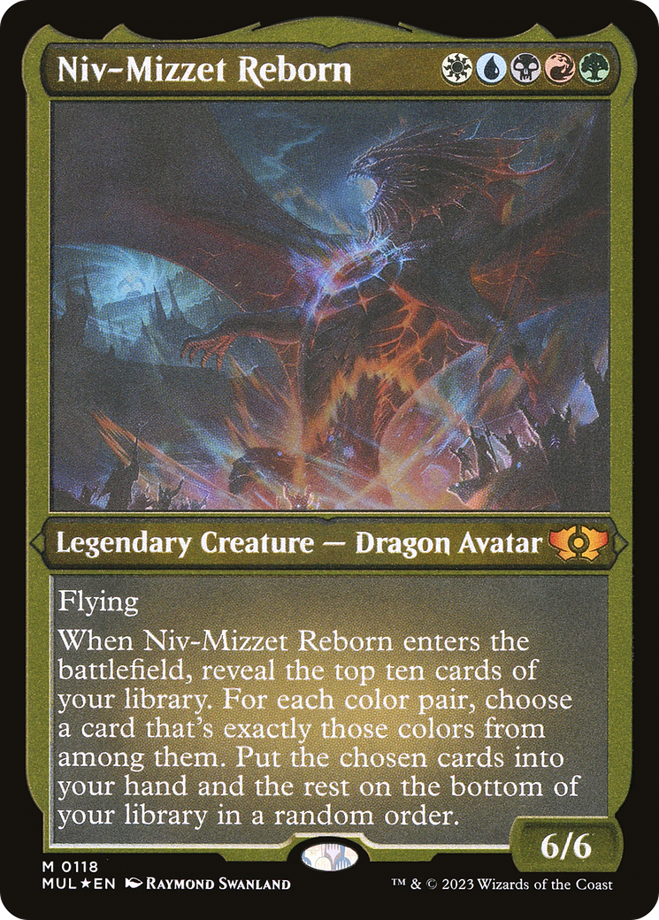 Niv-Mizzet Reborn (Foil Etched) [Multiverse Legends] | Good Games North