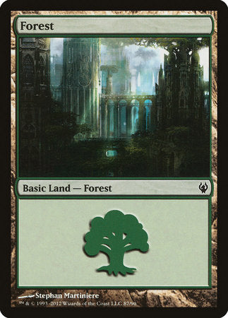Forest (87) [Duel Decks: Izzet vs. Golgari] | Good Games North