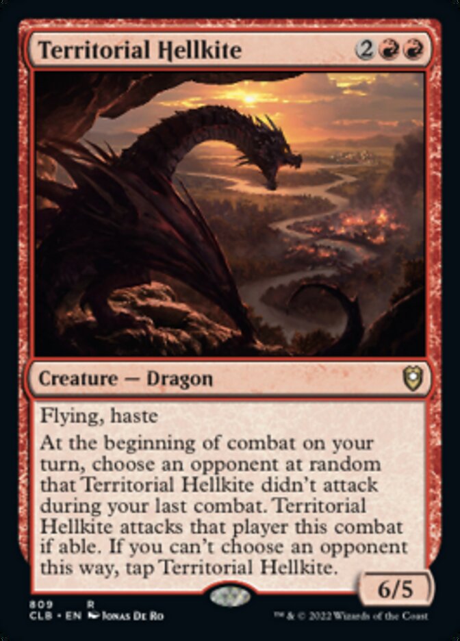 Territorial Hellkite [Commander Legends: Battle for Baldur's Gate] | Good Games North
