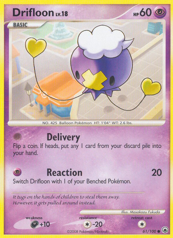 Drifloon (61/100) [Diamond & Pearl: Majestic Dawn] | Good Games North