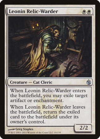 Leonin Relic-Warder [Mirrodin Besieged] | Good Games North