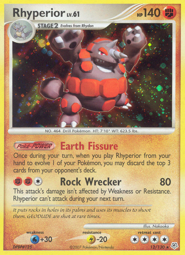 Rhyperior (12/130) [Diamond & Pearl: Base Set] | Good Games North