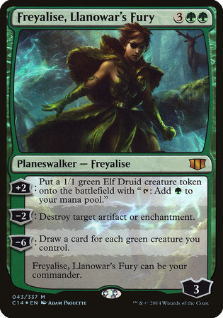 Freyalise, Llanowar's Fury (Commander 2014) [Commander 2014 Oversized] | Good Games North