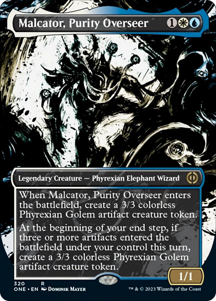 Malcator, Purity Overseer (Borderless Ichor) [Phyrexia: All Will Be One] | Good Games North