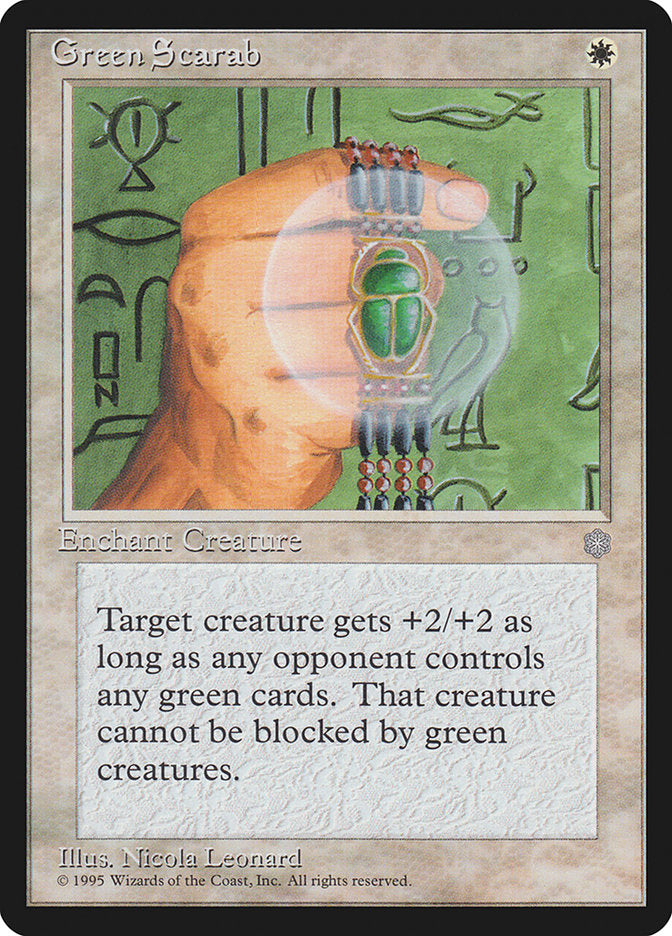 Green Scarab [Ice Age] | Good Games North