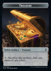 Treasure // Demon Double-sided Token [Commander Legends: Battle for Baldur's Gate Tokens] | Good Games North