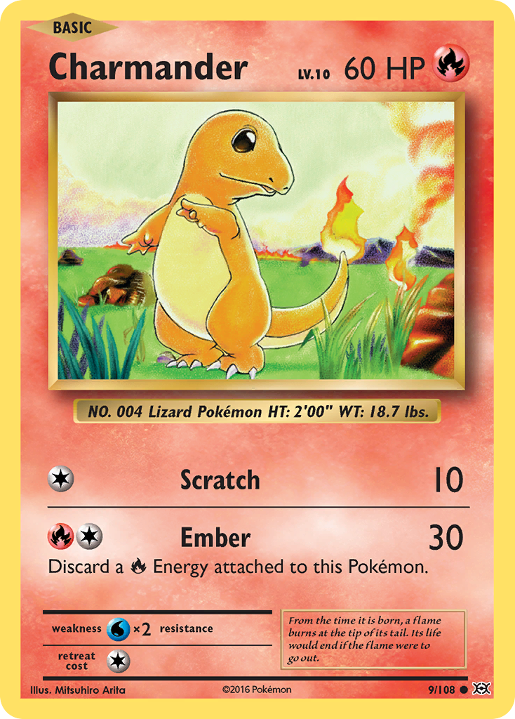 Charmander (9/108) [XY: Evolutions] | Good Games North