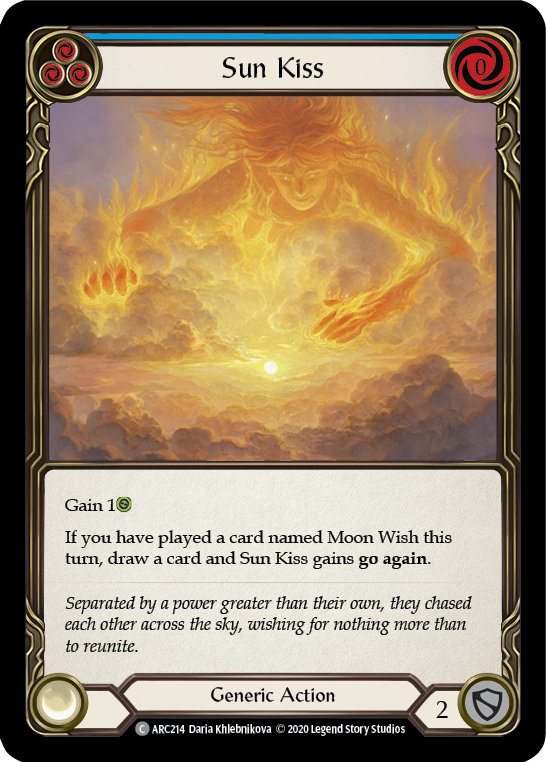 Sun Kiss (Blue) [U-ARC214] Unlimited Rainbow Foil | Good Games North
