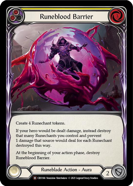 Runeblood Barrier [U-CRU144] Unlimited Normal | Good Games North