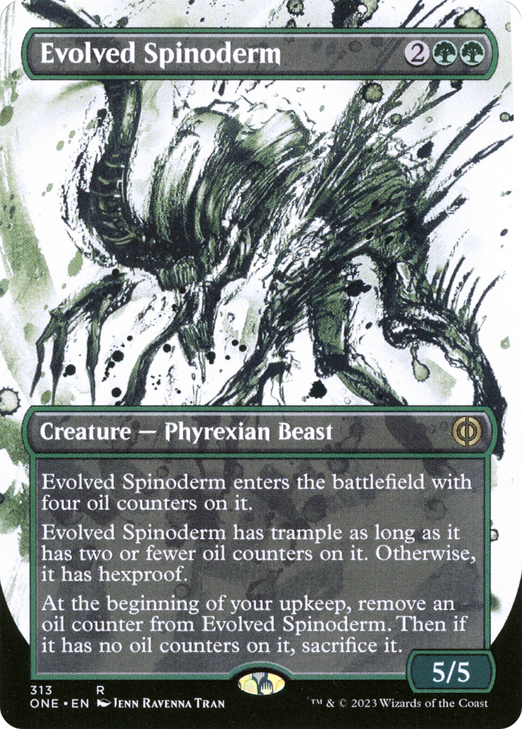 Evolved Spinoderm (Borderless Ichor) [Phyrexia: All Will Be One] | Good Games North