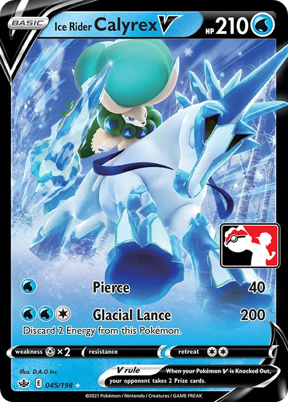 Ice Rider Calyrex V (045/198) [Prize Pack Series One] | Good Games North
