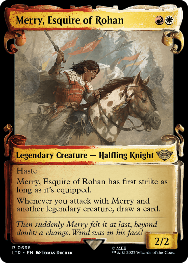 Merry, Esquire of Rohan [The Lord of the Rings: Tales of Middle-Earth Showcase Scrolls] | Good Games North