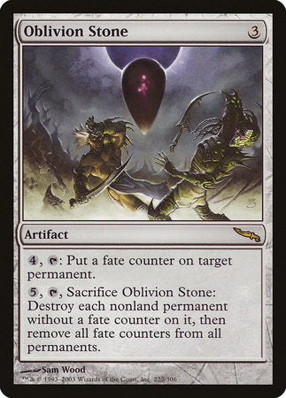 Oblivion Stone [Mirrodin] | Good Games North