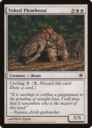 Yoked Plowbeast [Shards of Alara] | Good Games North